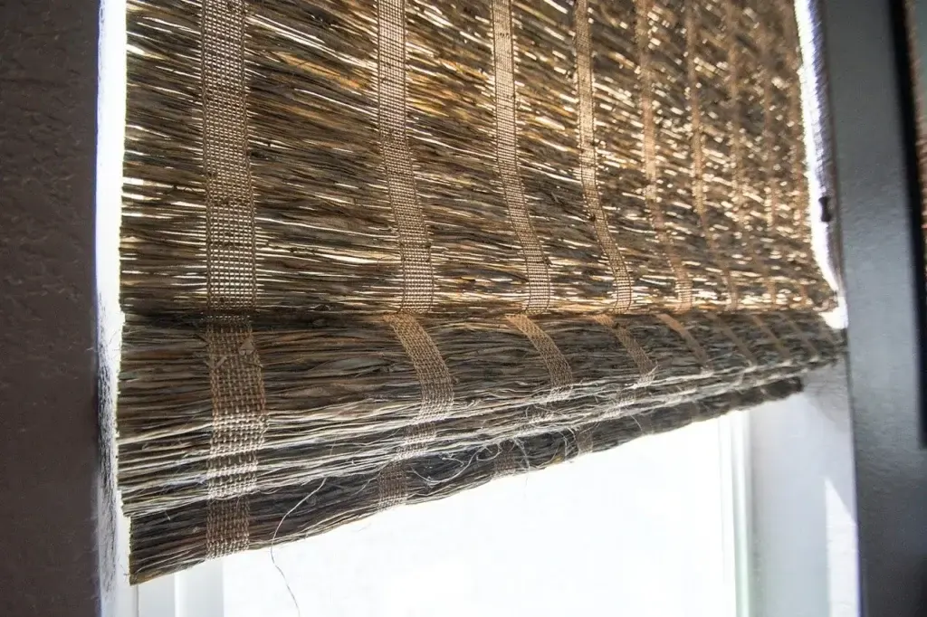 Woven Grass Shades window treatments in Denver by Blinds Couture