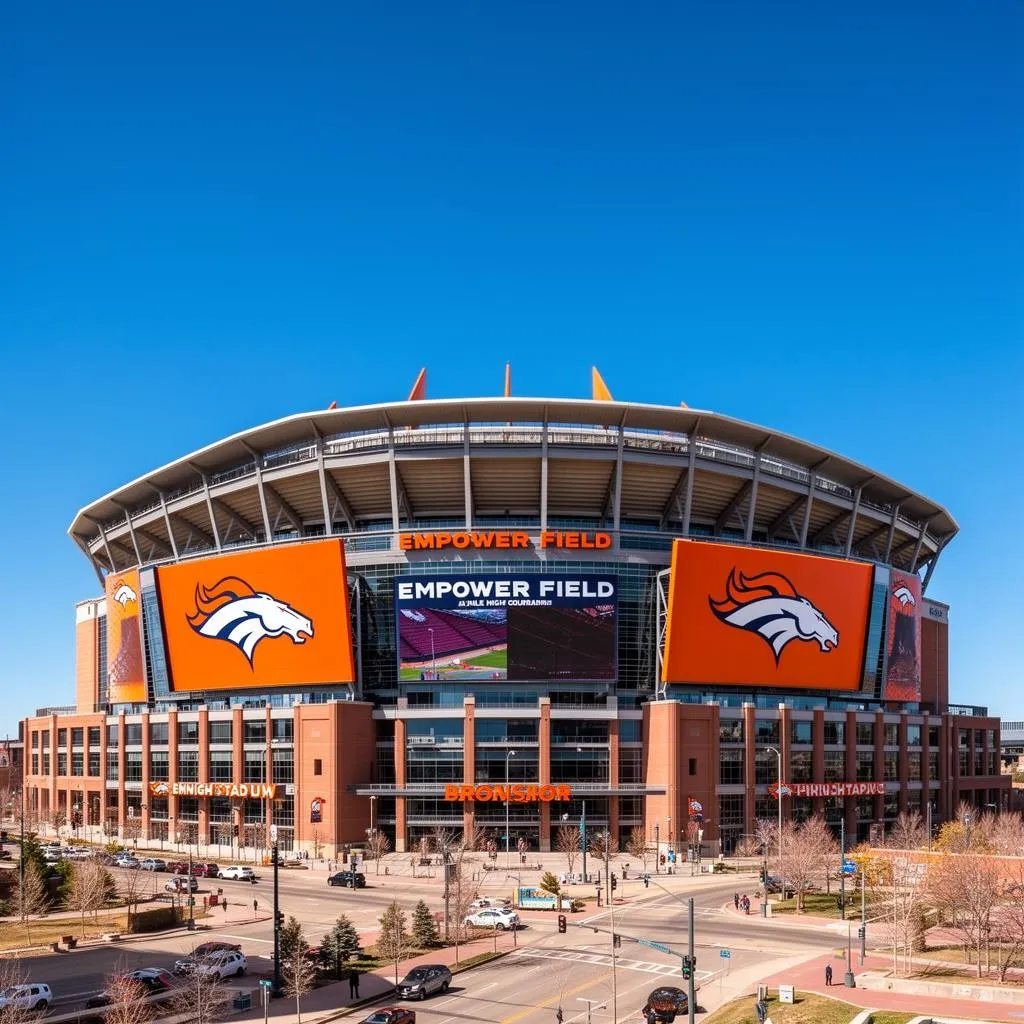 Empower Field at Mile High stadium in Denver
