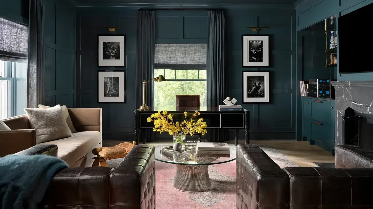 Luxury custom window treatments in a Denver home by Blinds Couture